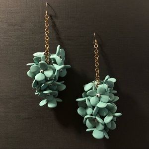 INDIE04 Handmade Cluster Flower PolyClay Earrings